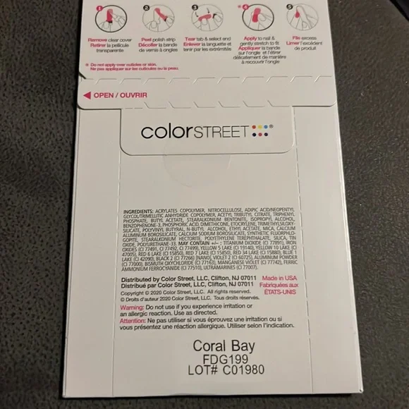 New Color Street - Coral Bay - Picture 2 of 2